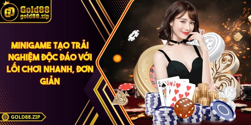 Minigame tạo trải nghiệm độc đáo với lối chơi nhanh, đơn giản