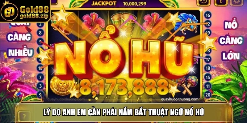 Lý do anh em cần phải nắm bắt thuật ngữ nổ hũ